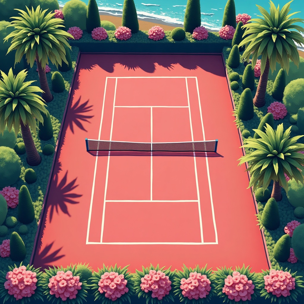 Bespoke Garden Tennis Party Stationery Suite Design